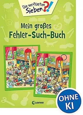 Immagine prodotto di Die verflixten Sieben - Mein großes Fehler-Such-Buch