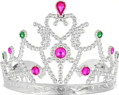 Produktbild von Prinzessinnenkrone Tiara Bunte Steine