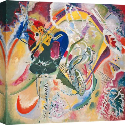 Zdjęcie produktu dla Obraz na płótnie Wassily Kandinsky - Improwizacja 35, 1914 - 70X70 cm