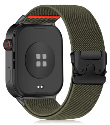 Image de Bracelet en nylon tressé pour Xiaomi Smart Band, couleur vert olive