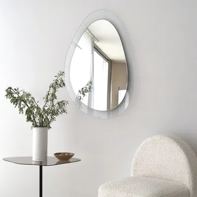 Produktbild von Skye Decor, Aqua Porto - Transparent, Spiegel, 100 % gehärtetes Glas, Transparent, 60 x 90 cm