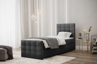 Produktbild von Boxspringbett Schlafzimmerbett Bett MAURO 90x200cm in div. Farbvarianten