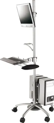 Produktbild von ROLINE PC/LCD-Rollständer, höhenverstellbar, bis 30 kg