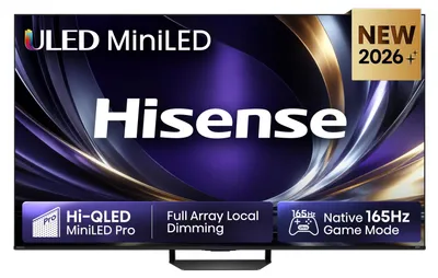 Produktbild von Hisense 55 '' U79S Pro | ULED MiniLED Smart TV 4K 165 Hz, 139,7 cm (55"), 3840 x 2160 Pixel, DLED, Smart-TV, WLAN, Schwarz