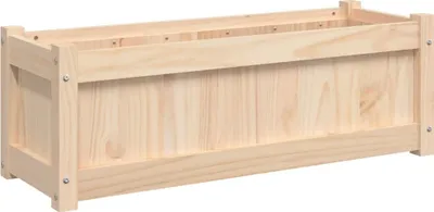 Produktbild von vidaXL Pflanzkübel 90x31x31 cm Massivholz Kiefer