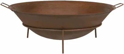 Image de Siena Garden Bol à feu Rusty Diamètre 61Cm, Avec poignées Avec poignées