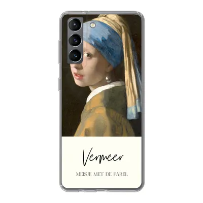 Produktbild von MuchoWow® Handyhülle Schutzhülle Hülle für Samsung Galaxy S21 Das Mädchen mit dem Perlenohrring - Vermeer Silikon Softcase Handy Hülle - Softcase