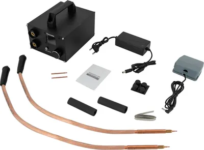 Produktbild von Batterie-Punktschweißgerät - Punktschweißmaschine - 1400A Spitzenstrom - Doppelpuls - Doppelpunktschweißen - 110–240V - Schwarz