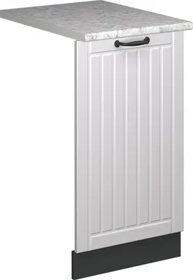 Obrázek produktu pro Čelní panel myčky Vicco Fame-Line Bílý venkovský dům/Antracit 45 cm s pracovní deskou, Model 55242