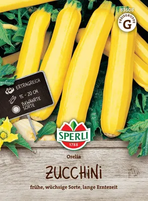 Zdjęcie produktu dla Sperli Courgette Orelia F1 - Nasiona warzyw