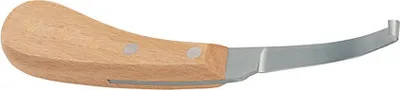 Produktbild von Kerbl Profi-Hufmesser links schmal zu 1 Stück verpackt