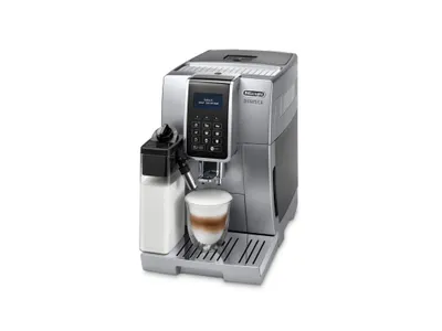 Produktbild von De’Longhi Dedica Style Dinamica Ecam, Espressomaschine, Kaffeebohnen, Gemahlener Kaffee, Eingebautes Mahlwerk, 1450 W, Edelstahl