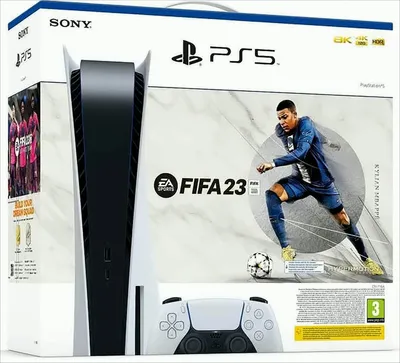 Zdjęcie produktu dla Konsola PS5 825 GB Wersja standardowa Biała EU + Fifa 23 + FUT VCH IT  Sony Computer Ent.