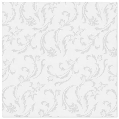 Image de Serviettes PAPSTAR "ROYAL Collection Damascato", blanches en papier tissu, 1/4 de pli, 4 épaisseurs, dimensions : 400 x 400 mm,