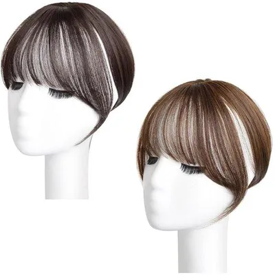 Immagine prodotto di Acconciatura simulata con accessori per frangia, 2 pezzi, acconciatura con frangia, acconciatura simulata