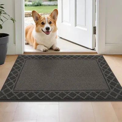 Image de Tapis de sol intérieur, tapis anti-saleté, lavable et antidérapant