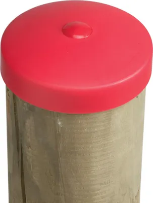 Produktbild von Pfostenkappe ROT Ø 80 mm Rund Kappe für Rundhölzer Ø 8 cm Spielturm