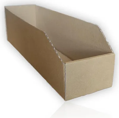 Zdjęcie produktu dla Karton magazynowy, pudełko magazynowe z tektury, 401 x 101 x 112 / 69 mm, 250 sztuk