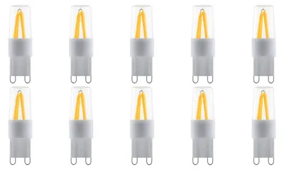 Produktbild von SPL G9 LED Röhrenlampe 2W 160lm 2700K Warmweiß 230V Dimmbar 10 Stück
