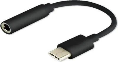 Obrázok produktu pre Adaptérový kábel Savio AK-35 USB Type C - mini Jack 3,5 mm, čierny