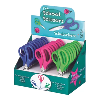 Zdjęcie produktu dla Bastelschere 24er Display 3-fach sortiert 666499 4977564601683