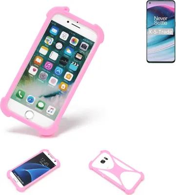 Produktbild von K-S-Trade Handy Hülle kompatibel mit OnePlus Nord CE 5G Schutz Hülle Bumper Silikon Schutz Hülle Cover Case Silikoncase Silikonbumper TPU Softcase
