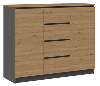 Produktbild von Komoda Malwa 2D4S/BA ANTRACYT ARTISAN