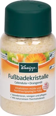 Produktbild von Kneipp Mineralbadesalz Fußpflege 500g Badesalz Calendula Orange