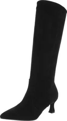 Produktbild von Ital-Design Damen Stiefel  Wildlederoptik Klassische Stiefel 90109855 Schwarz Gr.  37