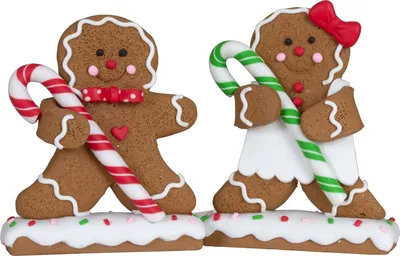 Produktbild von Lebkuchenfiguren 2 Designs im Set 11cm