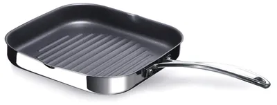 Grillrost, Edelstahl, innen beschichtet, 26,5 x 26,5 cm, Induktion