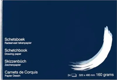 Zdjęcie produktu dla Papyrus - szkicownik 320 x 480 mm, 160 g, 24 kartki