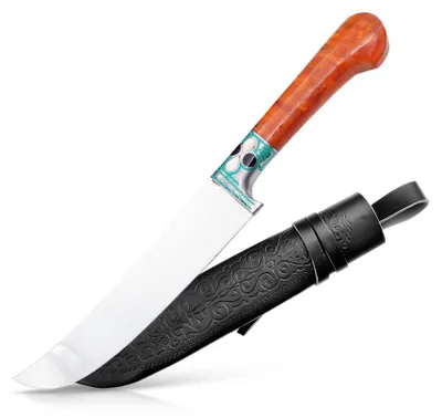 Produktbild von Usbekischer Messer – Pchak, 27,5 cm Kochmesser Handarbeit Küchenmesser