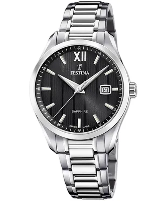 Produktbild von Festina Uhr Swiss Herren silber Armband Edelstahl UF20026/4