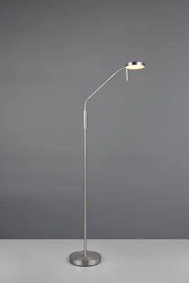Immagine prodotto di Lampada da terra moderna braccio di lettura flessibile ricaricabile nichel opaco per soggiorno camera da letto 160 cm LED cambia colore 3W MORENO RL