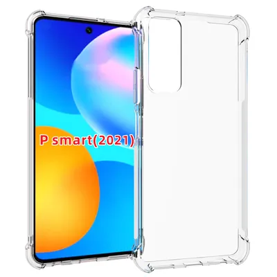 Immagine prodotto di Huawei P Smart 2021 Custodia, paraurti trasparente in TPU morbido, custodia protettiva antiurto per Huawei P Smart 2021