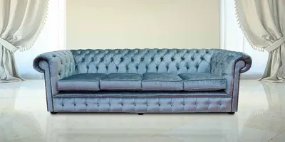 Produktbild von Chesterfield Couch Polster Sofas Klassischer Leder Schaffhau 4 Sitzer - #209