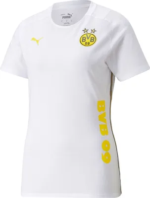 Produktbild von Puma Damen BVB Borussia Dortmund Casuals T-Shirt Weiß Größe XL