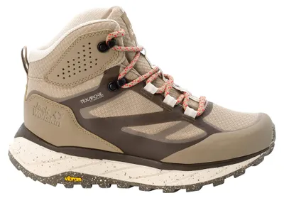 Productafbeelding van JACK WOLFSKIN TERRAVENTURE TEXAPORE MID, damesmodel, beige/lichtbeige, maat 39