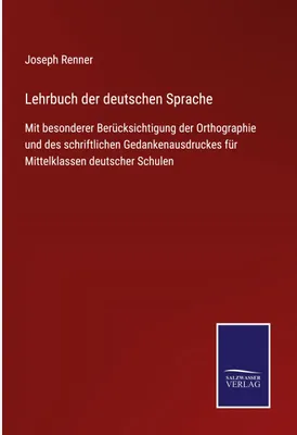 Produktbild von Lehrbuch der deutschen Sprache