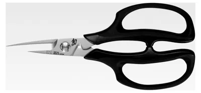 Produktbild von KAI japanische Küchenschere für Kräuter, schwarz, Gesamtlänge 19 cm - Schneide 5 cm - Kräuterschere