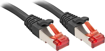 Immagine prodotto di Lindy Cat6 S/FTP 0.3m cavo di rete Nero 0,3 m S/FTP (S-STP)