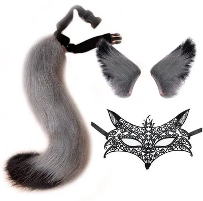 Productafbeelding van Dierenoren en Staart Cosplay Set voor Feestjes