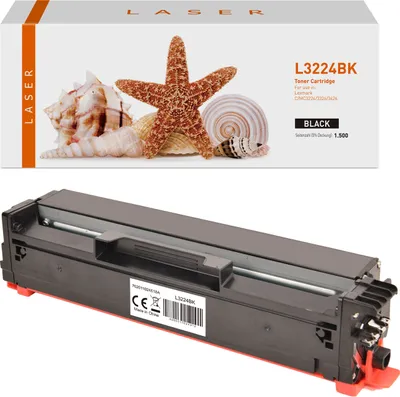 Produktbild von black Toner 3.4-C3220K0 kompatibel mit Lexmark C3220K0 [ C3220K0 ]  Seiten: 1.500