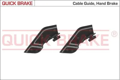 Immagine prodotto di KIT CAVI PER FRENO A MANO QUICK BRAKE, modello 10521K, per l'assale posteriore, compatibile con CITROËN C3 I, versione hatchback (FC, FN)
