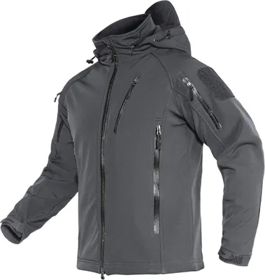 Produktbild von Wasserabweisende Softshelljacke für Herren mit Fleecefutter
