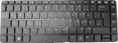 Produktbild von DEUTSCHE - Schwarz Tastatur Keyboard Ohne Rahmen kompatibel für HP P/N: 711468-251