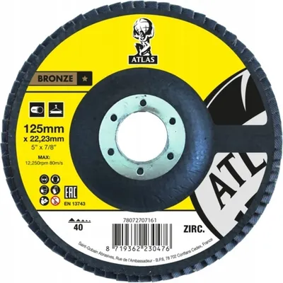 Immagine prodotto di Norton Atlas Kx663 125 mm p 60