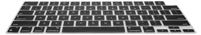 Productafbeelding van Toetsenbordbeschermer in zwart, compatibel met Apple Macbook Pro 14.2 2024
