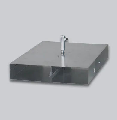 Produktbild von Flachkanal Absperrklappe mit Silikondichtung, Innenvierkantanschluss 8 x 8 mm, 250 x 50 mm